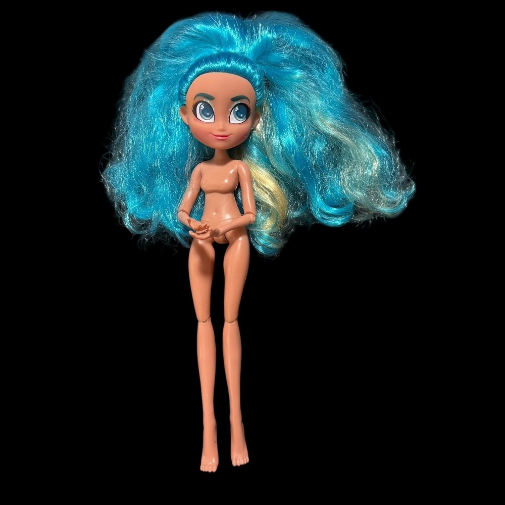 Hairdorables Hairmazing Noah Doll Tall‎ Long Teal Blue Hair Fashion Doll Figure